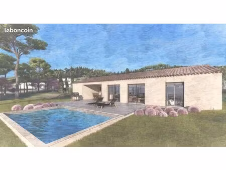 terrain constructible - 1676 m2 - permis de construire valide - proche aix en provence et 