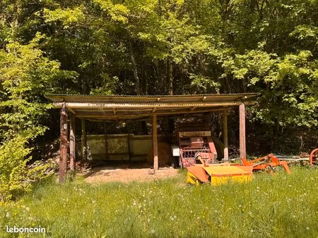 vends terrain agricole 10 hectares  cheval  grange