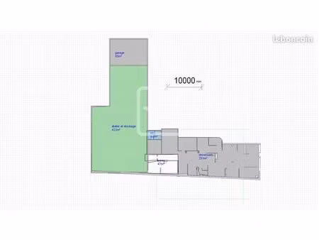 atelier 962 m² dunkerque