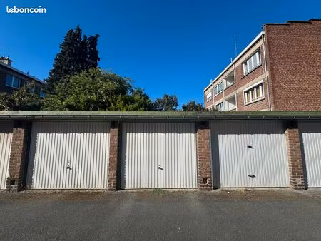 ◊ garage - box 14m2 marcq-en-baroeul - hippodrome piscine