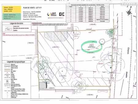 ? à vendre – terrain viabilisé de 384 m² – toulouse (31100)