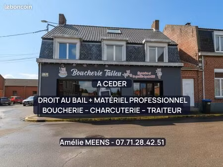 boucherie  charcuterie  local commercial  traiteur 270 m² zegerscappel