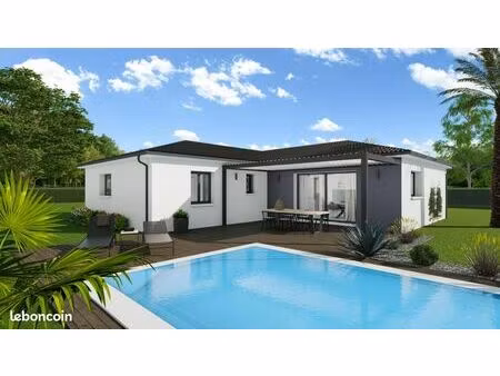 maison 89 m² blan