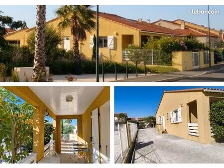 maison à vendre à elne – plain-pied  2 appartements  état impeccable