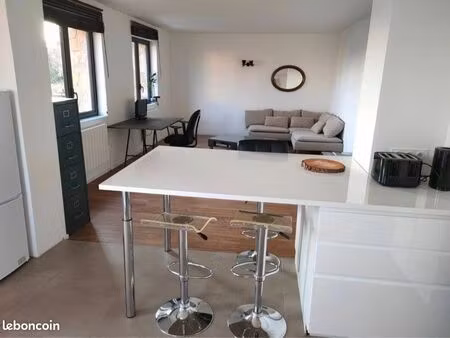 loc t2 54m2 avec jardin arboré/terrasse 200m2