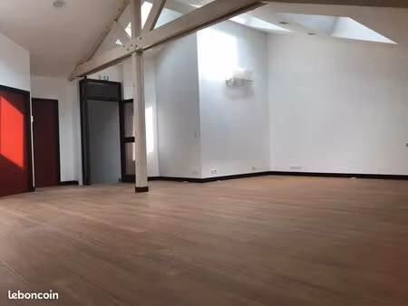 location bureau 75m2 open-space atypique à enghien les bains