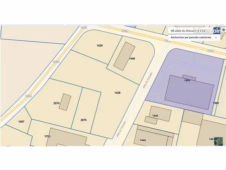 vente terrain 4600m²