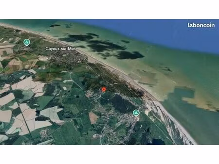 terrain 663 m² cayeux sur mer