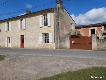 gros potentiel à rénov mais pierre 180m²/50m² dpdces / pour résidence principale  mixte ou