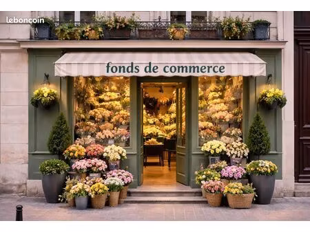 fonds de commerce fleuriste 60 m²