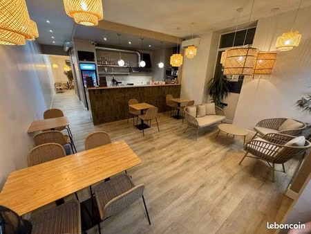 fond de commerce petite restauration 80m2 + terrasse