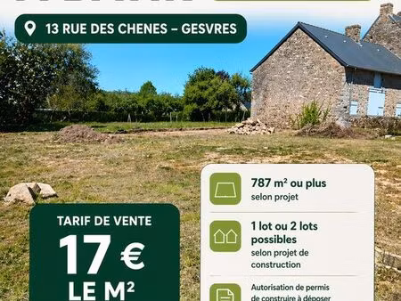 terrains à construire en agglomération