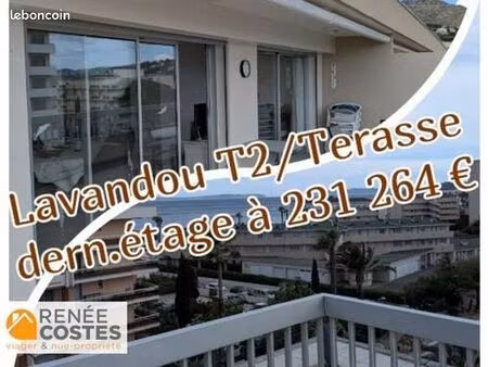 appartement en viager 2 pièces 44 m²