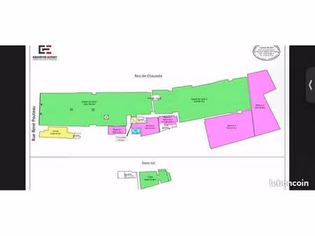 local commercial 309 m² – emplacement stratégique centre melun – tous commerces / restaura
