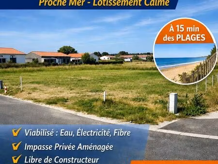 terrain constructible viabilisé