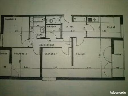 appartement 4 pièces