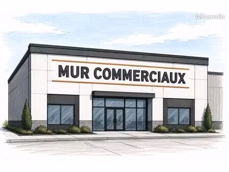 vente mur commerciaux