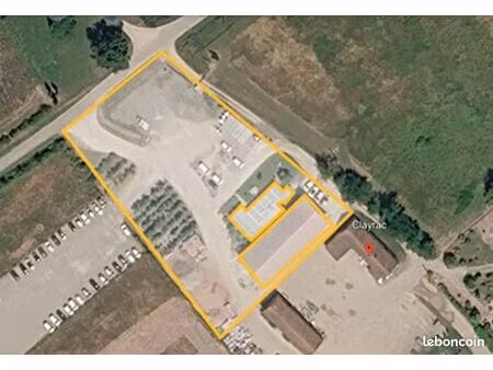 entrepôt / hangar 630m² + bureaux + fibre + 5200m² terrain – accès camion – villemur