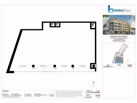 local commercial neuf de 83 m² – roissy-en-brie (77)