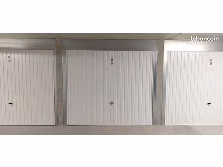 urgent garage double 24 m2 cluses centre porte basculante 2 bips neuf