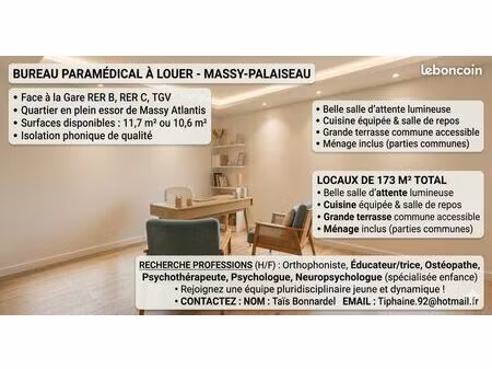 cabinet paramedical 10 6 m2