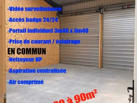 local de 30m² à 90m² 6/m²ttc