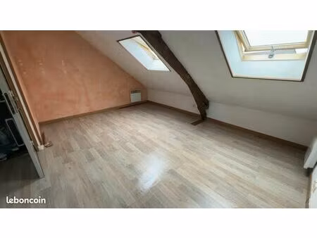 appartement 40 m² – 1 chambre + bureau – jardin collectif – cœur de bourg