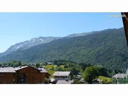 appartement t4 – dernier étage – esprit chalet & vue montagne