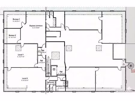 a louer - bureaux 220m² au coeur du parc des glaisins