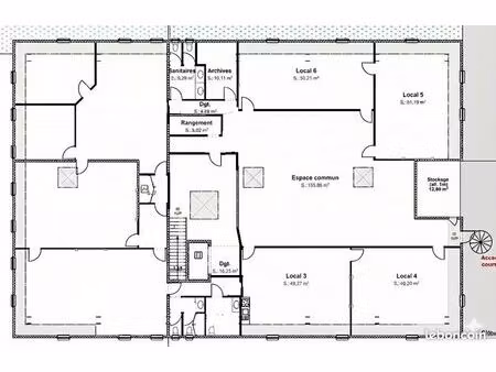 a louer - bureaux 380m² au coeur du parc des glaisins