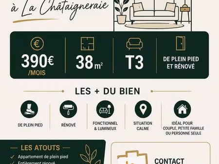 bien à louer 390