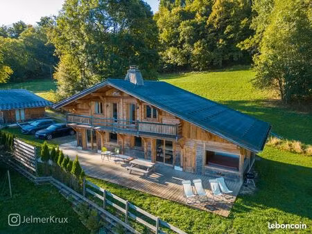 chalet à vendre – environnement exceptionnel & nature à saint-gervais-les-bains