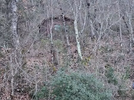terrain naturel de 1363 m² avec chalet à gréoux-les-bains