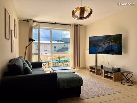 appartement meublé 3 pièces rooftop tram genève