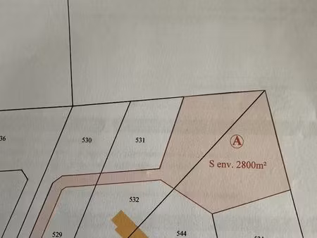 terrain 2800 m² oradour sur glane