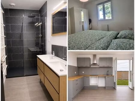 maison t4 de 78m² rénovée+garage /terrain 310m²- libre
