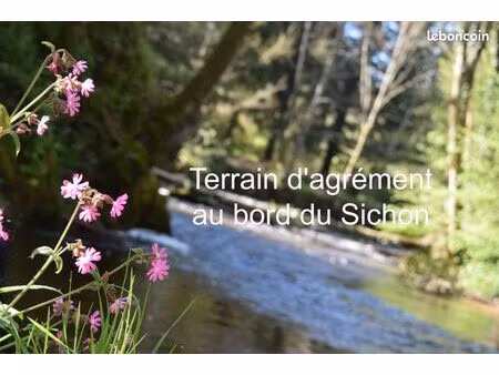 terrain d'agrément au bord du sichon