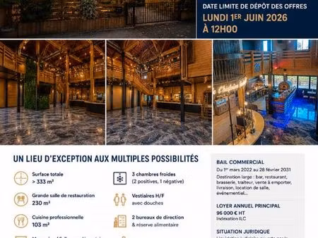 fonds de commerce  restauration nanterre