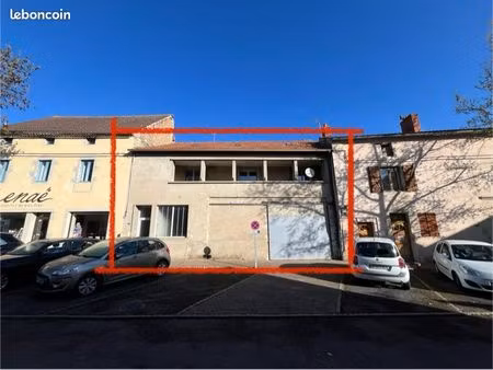 appartement t3 + grange + hangar garage