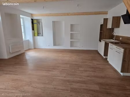 maison t3 80m² - 2 chambres- marnay