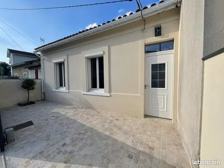 maison non meublée 3 pièces . quartier jean jaurès . le bouscat