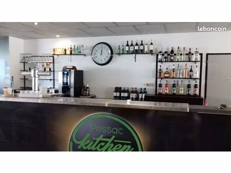 pessac bersol - brasserie restaurant du midi  fond de commerce 212m2 et 60m2 de terrasse