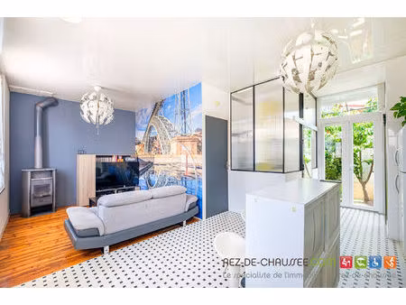 saint fons - maison 41 m² avec jardin privatif et grande cave