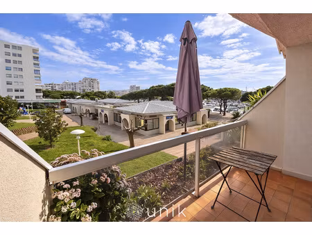 carnon port superbe t2 cabine de 54m2 avec terrasse et vue