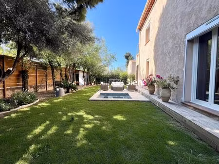 la garde – les savels | maison t4 rénovée avec jardin  au calme