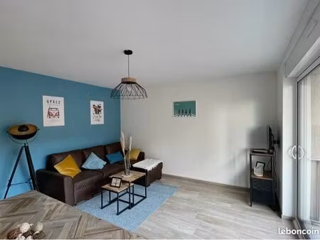 t4 meublé rénové 70 m² – 3 chambres – parking couvert – valenciennes