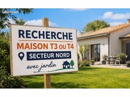 recherche maison 3 chambres secteur nord