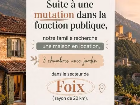recherche maison a louer