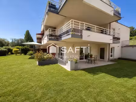 rez-de-jardin  terrasse 50m² et jardin privatif