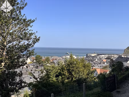 maison avec vue mer panoramique sur fécamp et la mer - envir